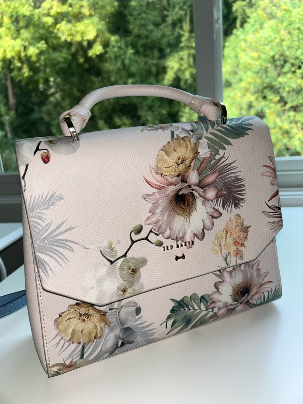 Ted Baker London Cream Floral Bag